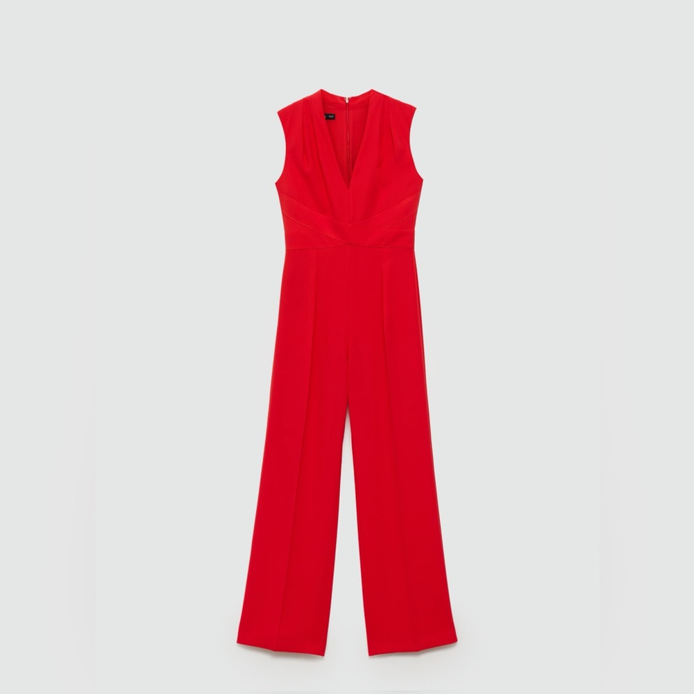 Mango long jumpsuit with crossover detail NWT - Picture 2 of 7